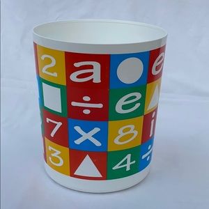 Kids Tupperware ABC’s Wastebasket 5.5L Trash Can